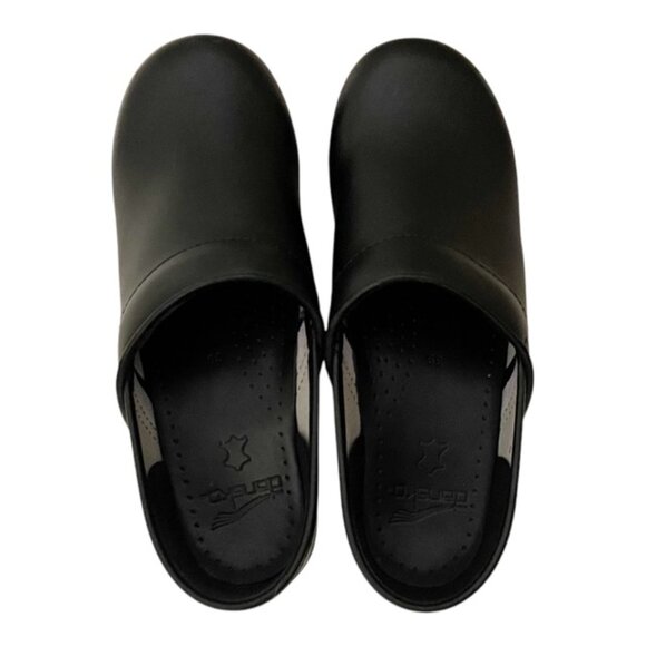 Dansko Size 39 Black Professional Clogs Medical Nurse Doctor Excellent Like NEW - Picture 3 of 7